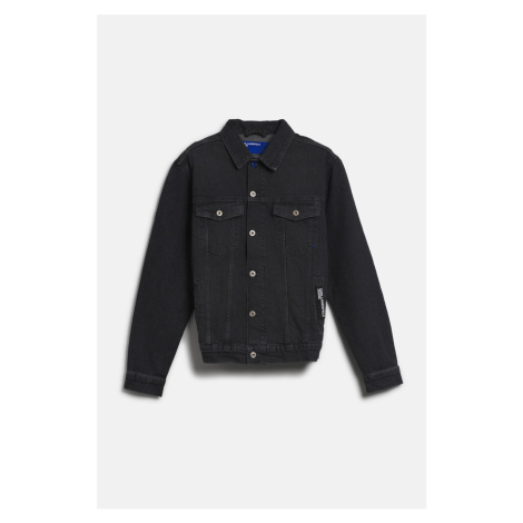 Bunda karl lagerfeld jeans klj regular denim jacket washed dark grey denim