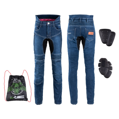 Dámské moto jeansy W-TEC Biterillo Lady modrá