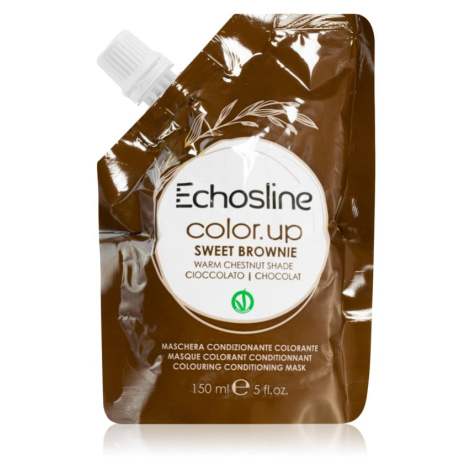 Echosline Color Up barvicí maska s vyživujícím účinkem odstín Sweet Brownie 150 ml
