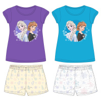 Frozen - licence Dívčí pyžamo - Frozen 5204A317, tyrkysová / šedý melír Barva: Tyrkysová