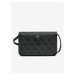 Tmavě šedá dámská vzorovaná crossbody kabelka Guess Izzy