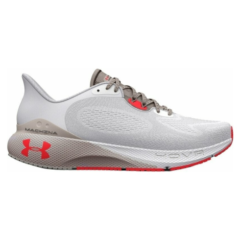 Under Armour UA W HOVR Machina 3 White/Ghost Gray/Bolt Red 38 Silniční běžecká obuv