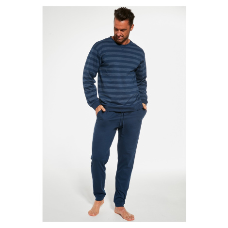 Pánské pyžamo Cornette Loose 11 - bavlna Tmavě modrá