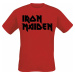 Iron Maiden Classic Logo Tričko červená