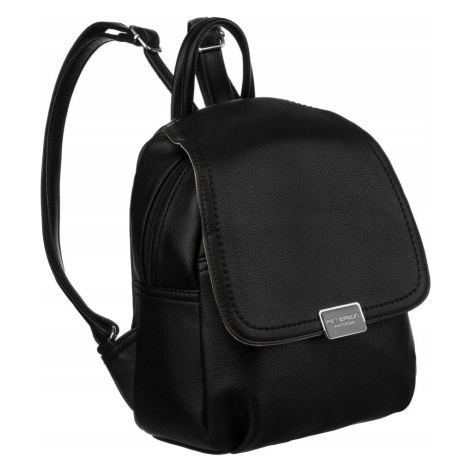 Klasický dámský batoh z ekologické kůže s klopou Peterson