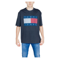 Tommy Hilfiger TJM OVZ BIG FLAG TEE DM0DM18547 Černá