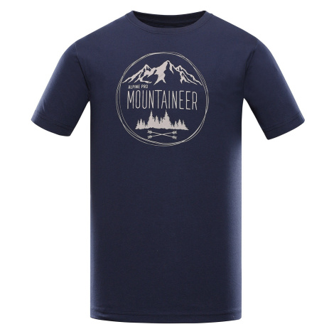 Pánské triko Alpine Pro DAFOT - tmavě modrá