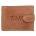 Pánská kožená peněženka na šířku Wild Zaran, světle hnědá
