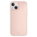 UNIQ Lino silikonový kryt iPhone 14 Plus růžový