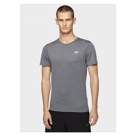 Pánské tréninkové tričko TSMF301 - šedý melír