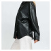 Urban Classics Ladies Faux Leather Overshirt Black