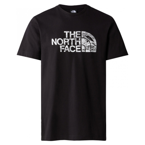 Pánské triko The North Face M S/S Woodcut Dome Tee