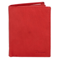 Dámská kožená peněženka Delami Paul, červená