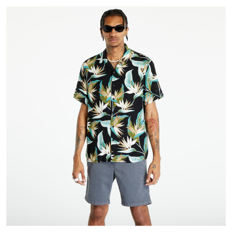 Urban Classics Blossoms Resort Shirt Black/ Blossom