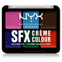 NYX Professional Makeup Halloween SFX Paints multifunkční paleta na tělo a obličej odstín 02 Sec