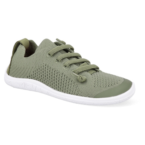 Barefoot tenisky Reima - Astelu Greyish Green vegan zelené