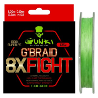 Gunki Šňůra G Braid 8X Fighting (Pe0,8) 135m - 0,10mm 6,0kg