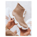 Ponožkové boty dámské SOCKY khaki Dstreet ZY0114