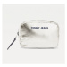 Tommy Hilfiger Tommy Jeans dámská stříbrná kosmetická taška TJW NYLON TWIST WASHBAG MET