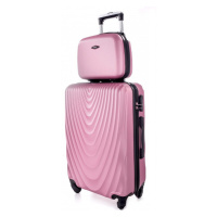 Rogal Růžová XL (100l) skořepinových kufrů 