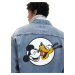 Reserved - Džínová bunda s potiskem Mickey Mouse - Modrá