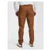 Hnědé pánské kalhoty GAP khakis slim fit GapFlex