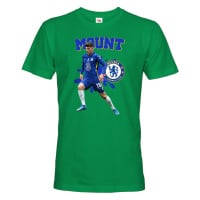 Pánské tričko s potiskem Mason Mount -  pánské tričko pro milovníky fotbalu
