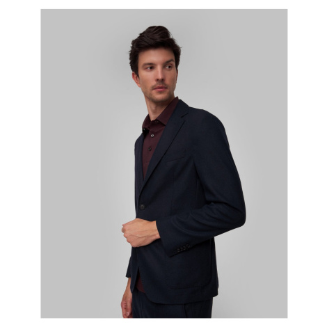 Pánské Tmavě Modré Vlněné Sako Hugo Boss P Hanry