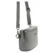 Kožená crossbody kabelka MiaMore 01-001 tmavě šedá