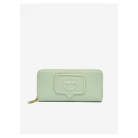 Světle zelená dámská peněženka CHIARA FERRAGNI Eyelike Bags