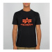 Alpha Industries Basic T Foil Print blackorange