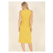 Žluté vzorované šaty Brakeburn