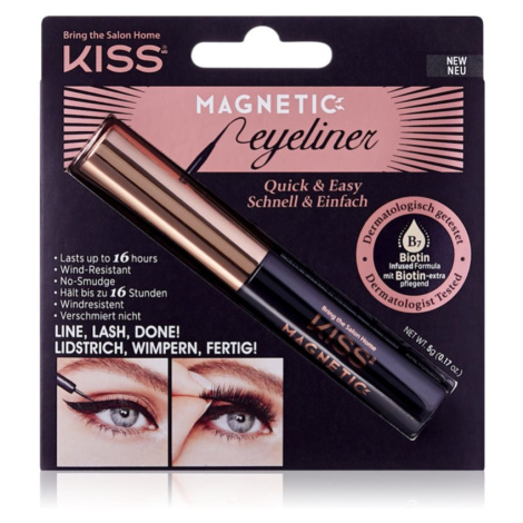 KISS Magnetic Eyeliner magnetická gelová linka 5 g