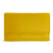 Žlutá kožená mini peněženka Athena Arwel