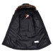 Northfinder LACEY Dámský kabát, černá, velikost