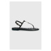 Kožené sandály Patrizia Pepe dámské, černá barva, 8X0020 L048 K103