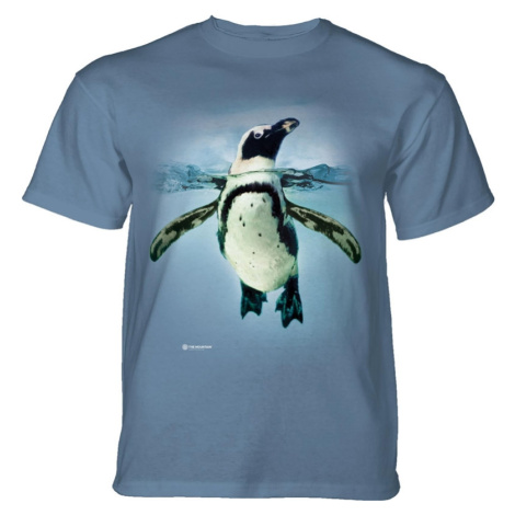 Pánske tričko The Mountain - Swimming Penguin