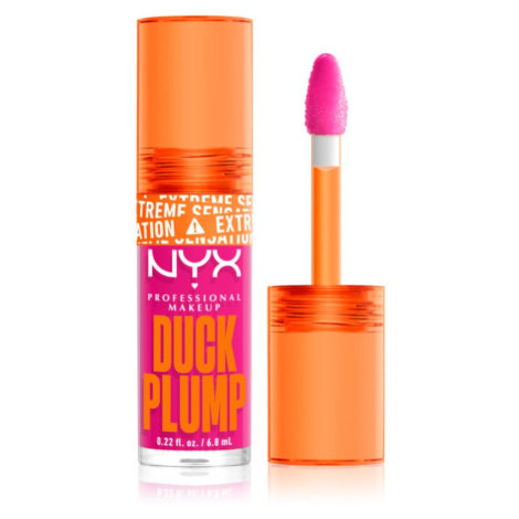 NYX Professional Makeup Duck Plump lesk na rty se zvětšujícím efektem odstín 12 Bubblegum Bae 6,