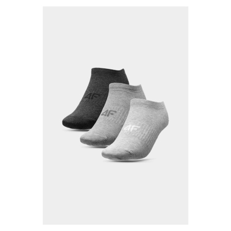 4F Dámské 3-BACK ponožky šedé Kesi
