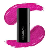 Semilac - gel lak 348 Charming Ruby Glitter 7ml