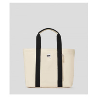 Kabelka karl lagerfeld k/ikonik 2.0 nylon zip tote hnědá