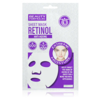 Beauty Formulas Retinol plátýnková maska proti stárnutí pleti 1 ks