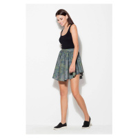 Skirt with asymmetrical bottom Katrus camo