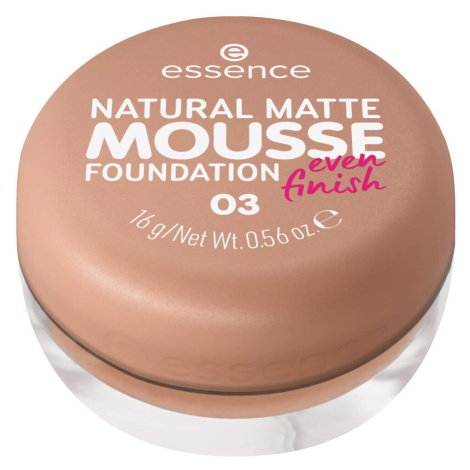 Essence Natural Matte Mousse Foundation Hnědá