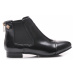 VICES Perfektní černé kotníčkové boty s elastickými vsadkami velikost