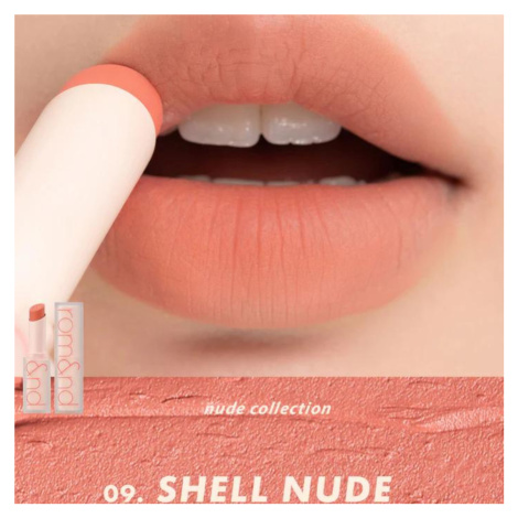 ROM&ND - ZERO MATTE LIPSTICK 09 Shell Nude - Matná rtěnka 3g