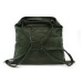 Tmavě zelená dámská kabelka s kombinací batohu Ebonita Tung Enterprise
