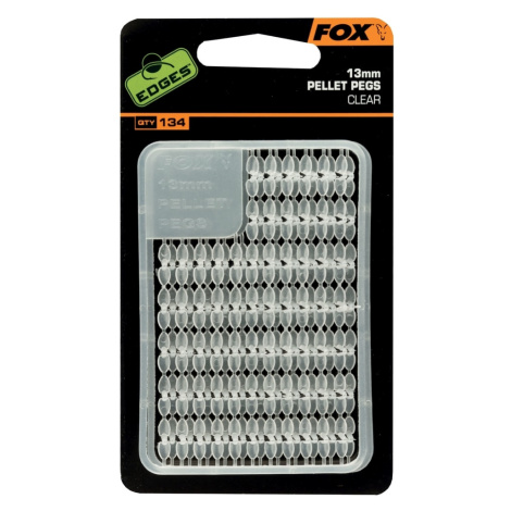Fox Zarážky na pelety Edges Pellet Pegs Clear - 13 mm