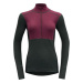 Devold Lauparen merino 190 zip neck wmn beetroot/woods/ink L