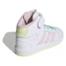 Dívčí rekreační obuv ADIDAS Grand Court Mid cloud white clear pink ice yellow